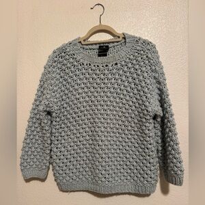Chunky Knit Gray Sweater